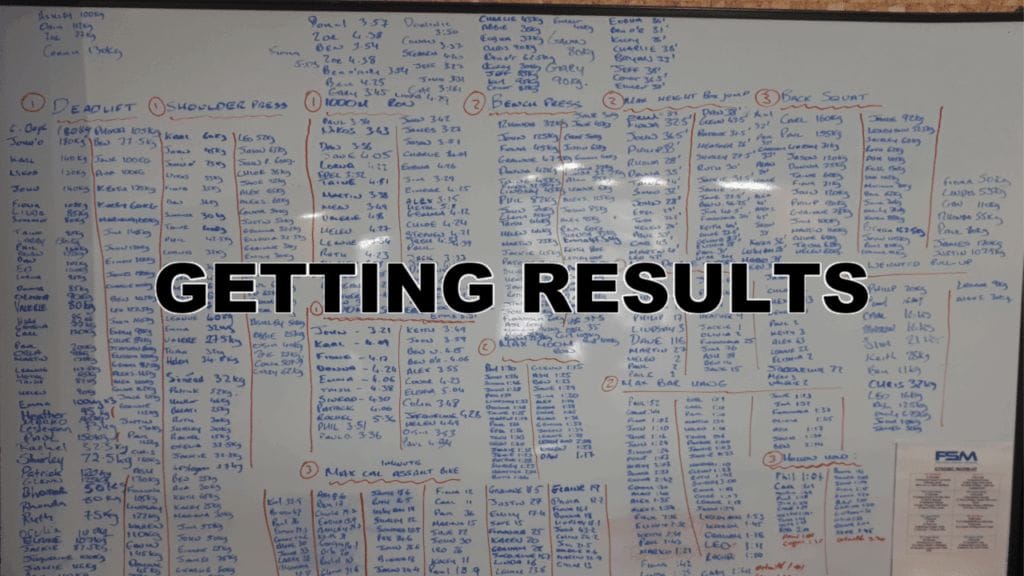 GETTING RESULTS!